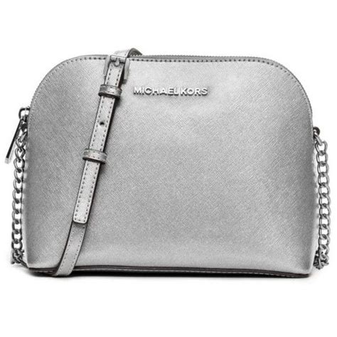 michael kors chic tote silber|michael kors silver crossbody.